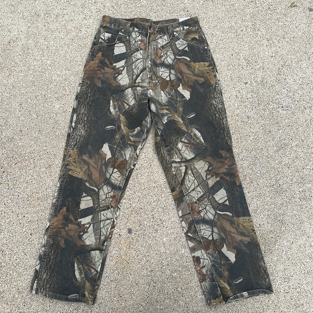 Vintage Real Tree Pro Gear Wrangler Camo jeans
